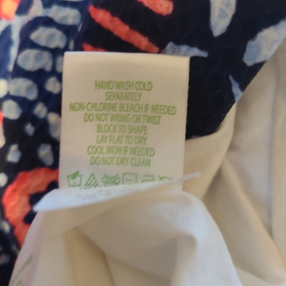 Lilly Pulitzer Mila Stretch Shift Mini Dress Women Size 4 Deep Indigo Leied Back - Picture 2 of 9